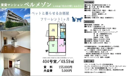 ベルメゾン 404号 0