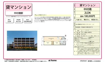 アジールコート練馬中村橋 101号 0