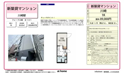 Brand New Studio Condo in Minamisaiwaicho 0