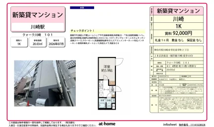 Brand New Studio Condo in Minamisaiwaicho 0