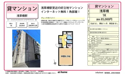 AZ ASAKUSABASHI (アズアサクサバシ) 202 202号 0