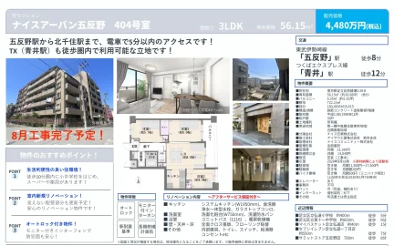 ナイスアーバン五反野 404号 0