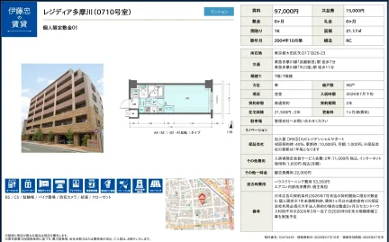 レジディア多摩川 0710号 0