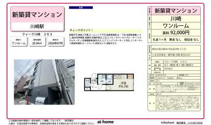 Brand New Studio Condo in Minamisaiwaicho 0