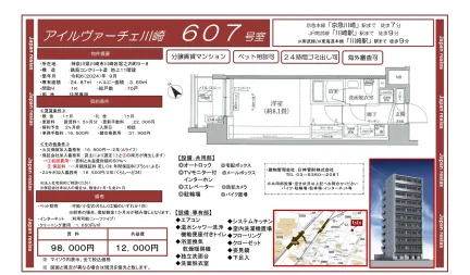 アイルヴァーチェ川崎 607 0