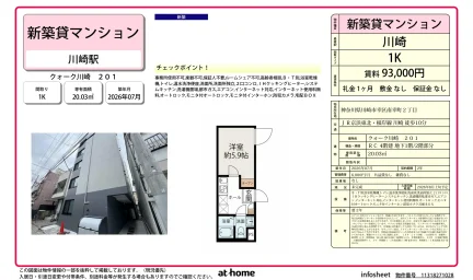Brand New Studio Condo in Minamisaiwaicho 0