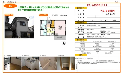 ドミール光が丘 201号 0