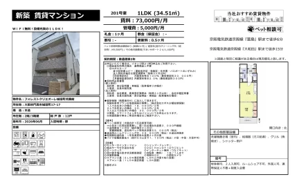 フォレストクリエオーレ城垣町弐番館 201号 0