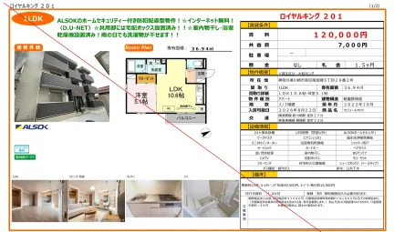 セジュールオッツ 201号 0