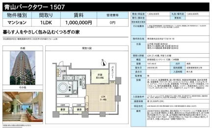青山パークタワー 1507 1507号 0