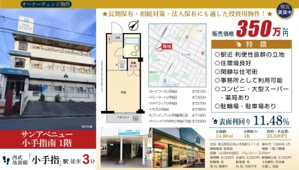 Charming Studio Condo Near Station in Kotesashidai 0