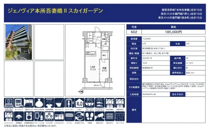 ジェノヴィア本所吾妻橋 II スカイガーデン 602号 0