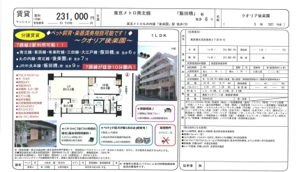 クオリア後楽園 507号 0