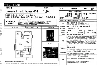 sawarabi park house 401 401 0