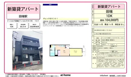 フィエルテ田端(フィエルテタバタ) 101 101号 0