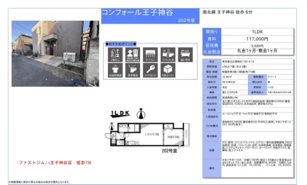 コンフォール王子神谷 202号 0