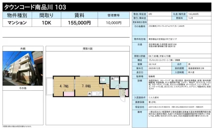 タウンコード南品川103 103号 0