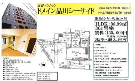 ドメイン品川シーサイド 301号 0