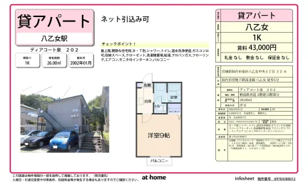 Studio Condo Near Station in Yaotomechuo 0