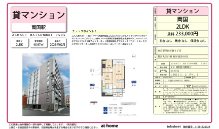 ＡＳＭＡＣＩ　ＭＡＩＳＯＮ両国Ⅰ 0