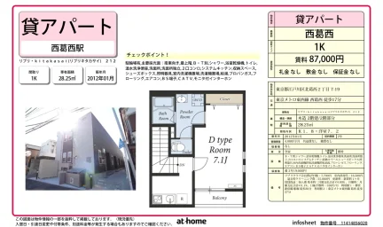 Studio Condo in Kitakasai 0