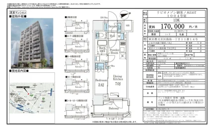 リビオメゾン御茶ノ水EAST 1004号 0