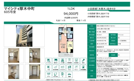 マイシティ厚木中町 605号 0