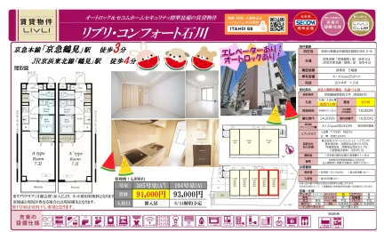 リブリ・コンフォート石川 305号室 0