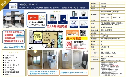 AJ南流山North V 301号 0