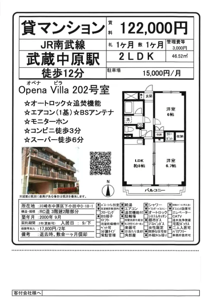 オペナヴィラ 202号 0