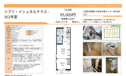 リブリイシュタルテラス 302号 0