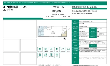 iON 中目黒 EAST 201号 0