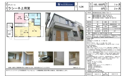 ラシーネ上用賀 201号 0