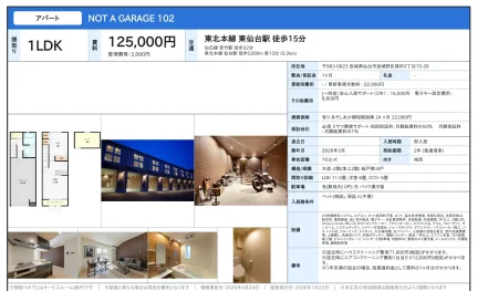 NOT A GARAGE 102 102号 0