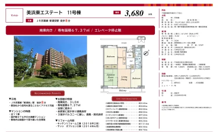 美浜東エステート 11号棟 3 0
