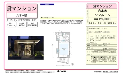オーキッドレジデンス六本木 0
