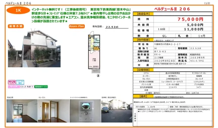 セジュール モナリエ 206号 0