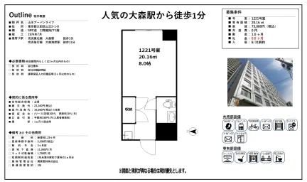 山王アーバンライフ 1221号室 0