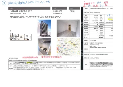 S-RESIDENCE広島駅diletto 0302 302号 0