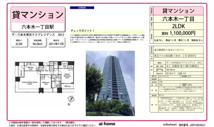 ザ六本木東京クラブレジデンス 3012 3012 0
