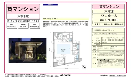 オーキッドレジデンス六本木 0
