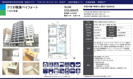 クリオ横濱ベイフォート 1101号 0