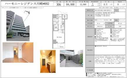 ハーモニーレジデンス川崎#002 306号 0