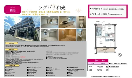 ラグゼナ和光 204号 0