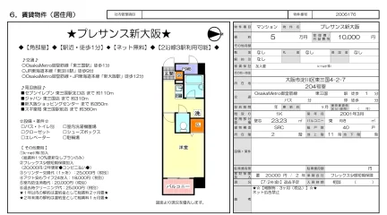 プレサンス新大阪 204号 0