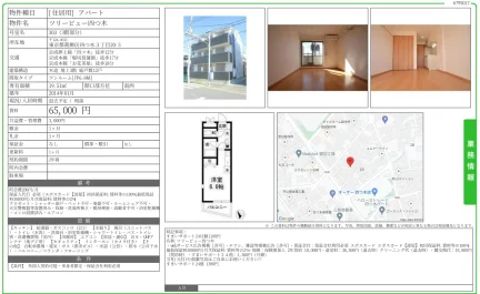 ツリービュー四つ木 303号 0