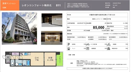 レオンコンフォート梅田北 811 0