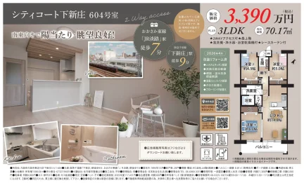 シティコート下新庄 0