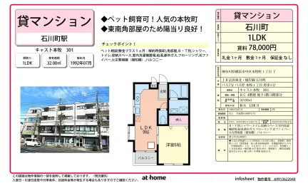 キャスト本牧 301 301号 0
