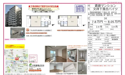 文祥下落合ハイツ 308号 0
